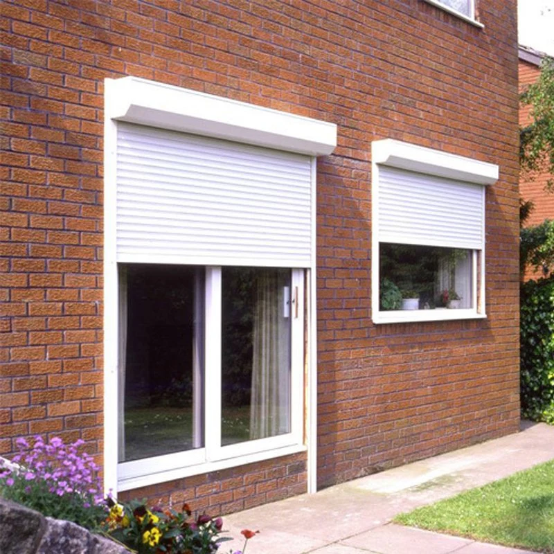 2-20% Discount Exterior Security Motorized Blinds Insulated Window Shades European Aluminum Roller Shutter