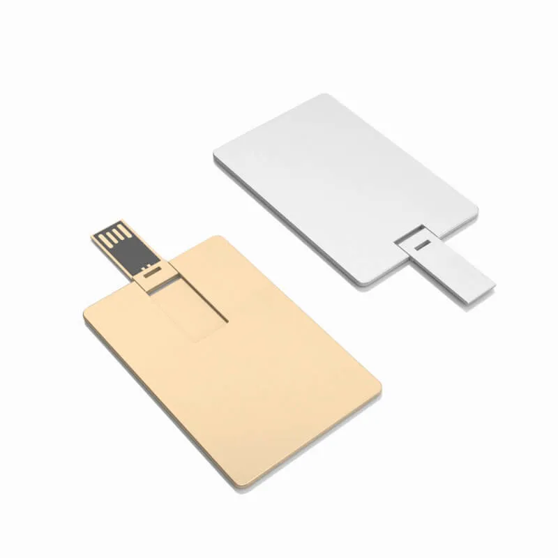 As unidades flash USB com cartão de visita metálico OEM/ODM podem elevar o seu Marketing