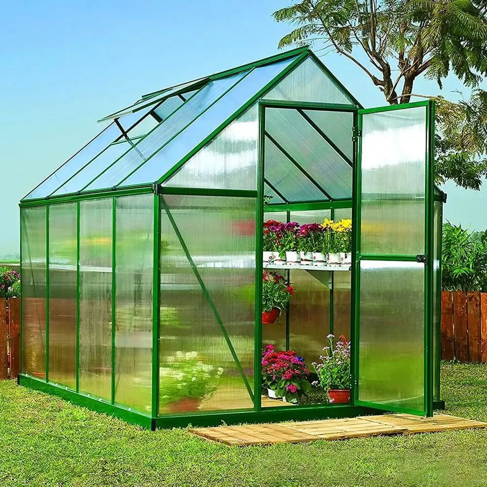 Film/Glass Garden Horticultural Greenhouse with Cooler/Heater for Vegetable Flower Cultivation