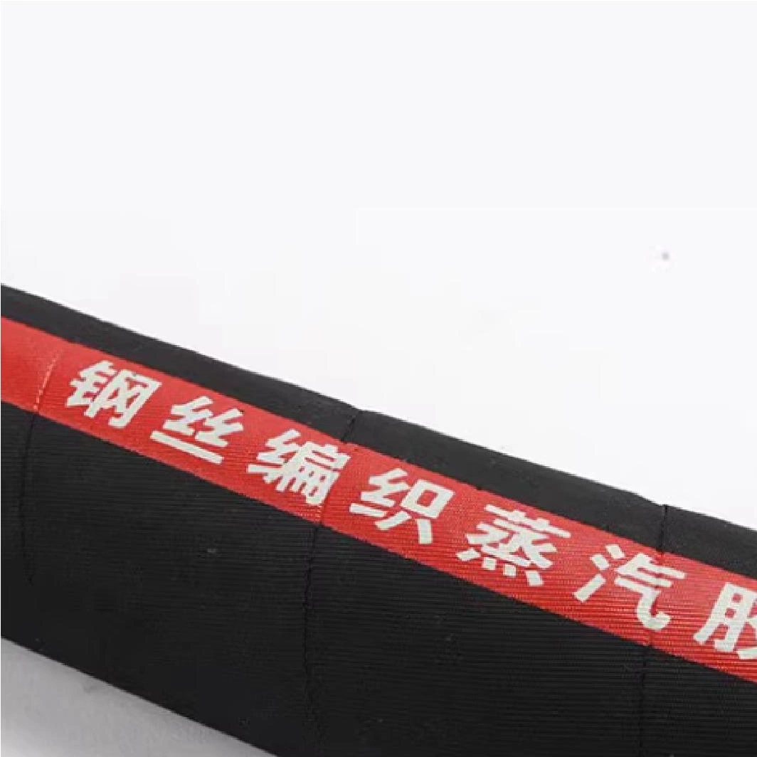 Steam Hose Made in China High Temperature Resistant Fabric Cloth Braid Rubber Hose