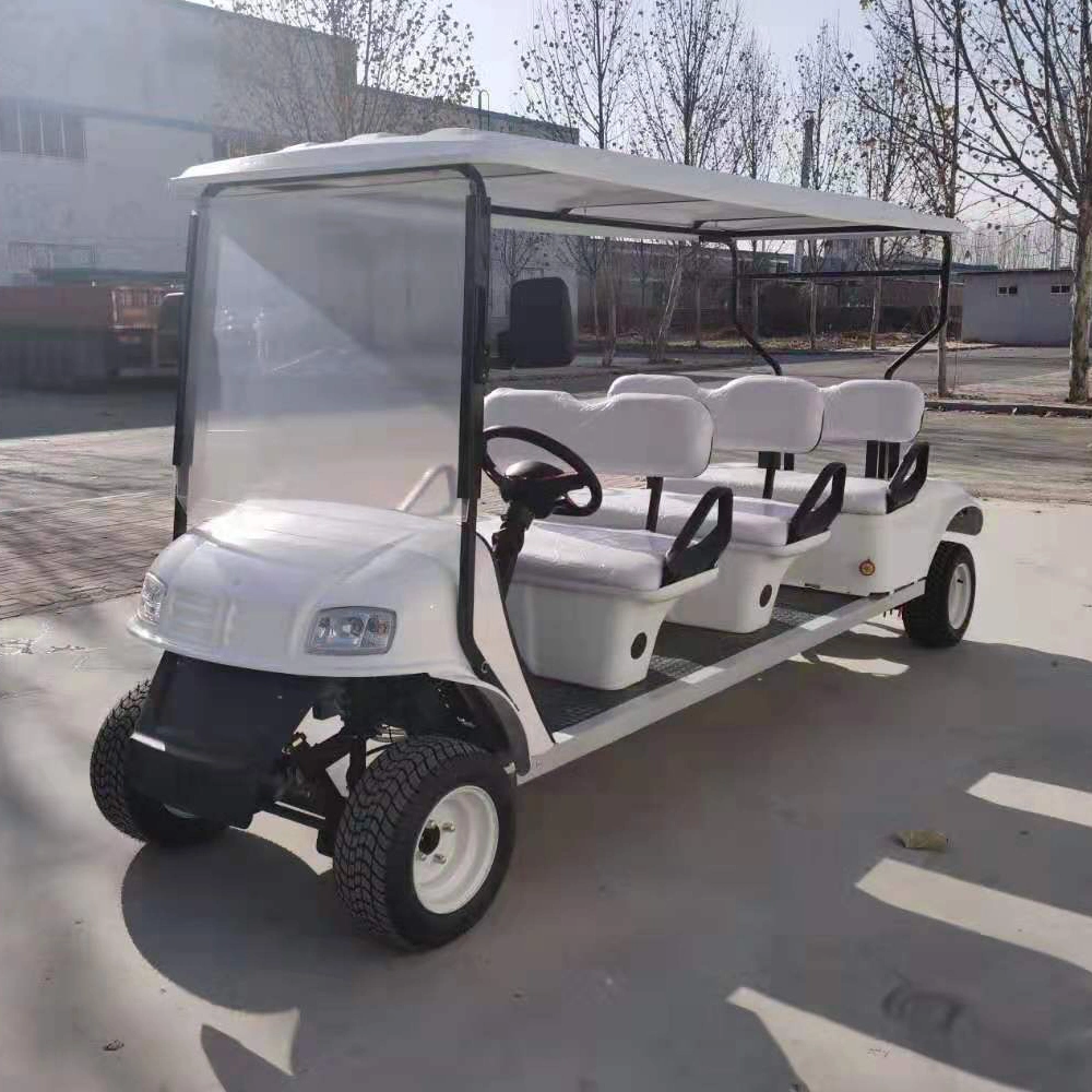 Chinese Made 4 Seater Electric Golf Carts Sightseeing Car with CE Certificates