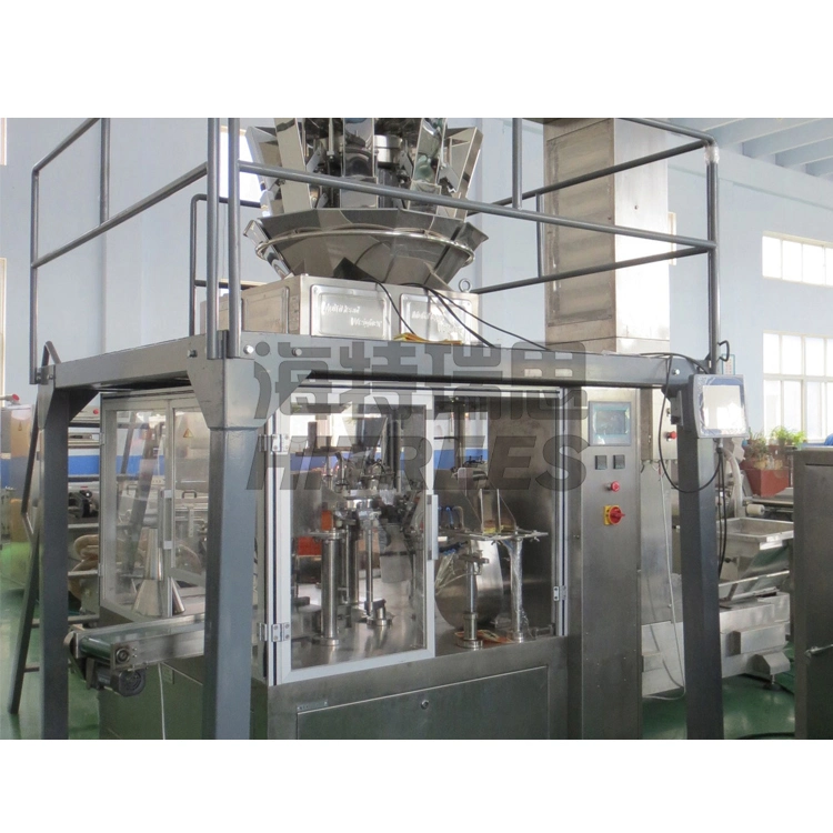 Fully Automatic Filling Food Packing Machine with Multihead Weigher for Patato Chips / Snack / Candy / Spaguetti