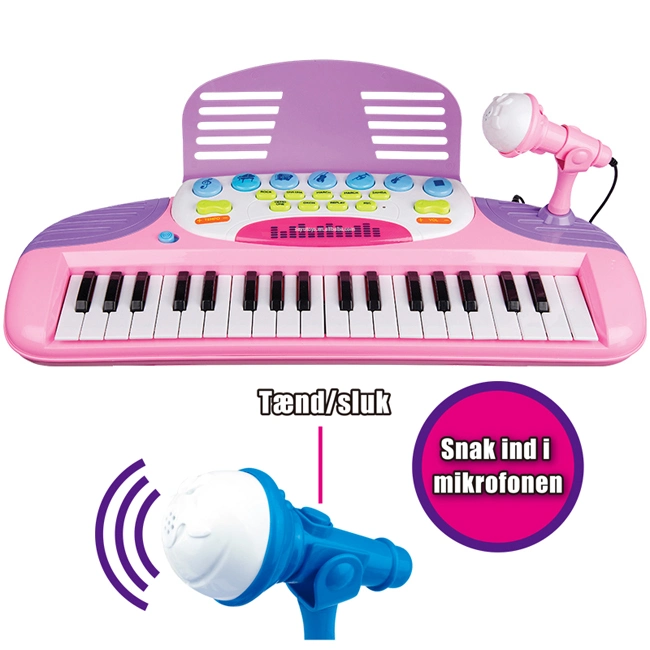 As crianças 37 Teclas Piano Multifuncional Brinquedos Microfone órgão electrónico Educação instrumento musical brinquedos com cadeira MP3 Line Instrumentos Musicais Toy