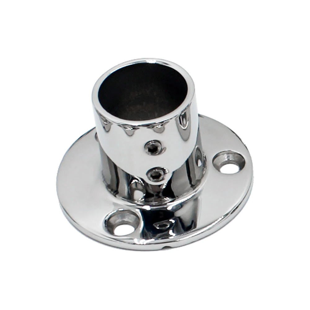 Marine Hardware Handrail Round Pipe Base 22mm Boat Fittings Yacht Accessories Boat Accessories