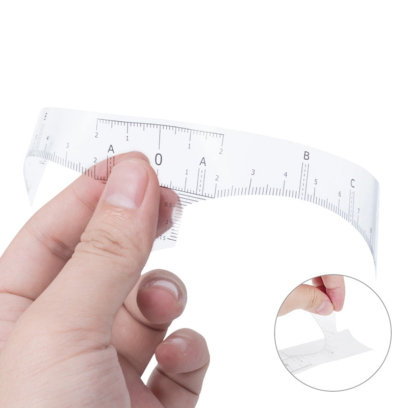 Disposable Eyebrow Ruler Adhesive Sticker Microblading Guide Permanent Makeup Tool Beauty Salon Supplies