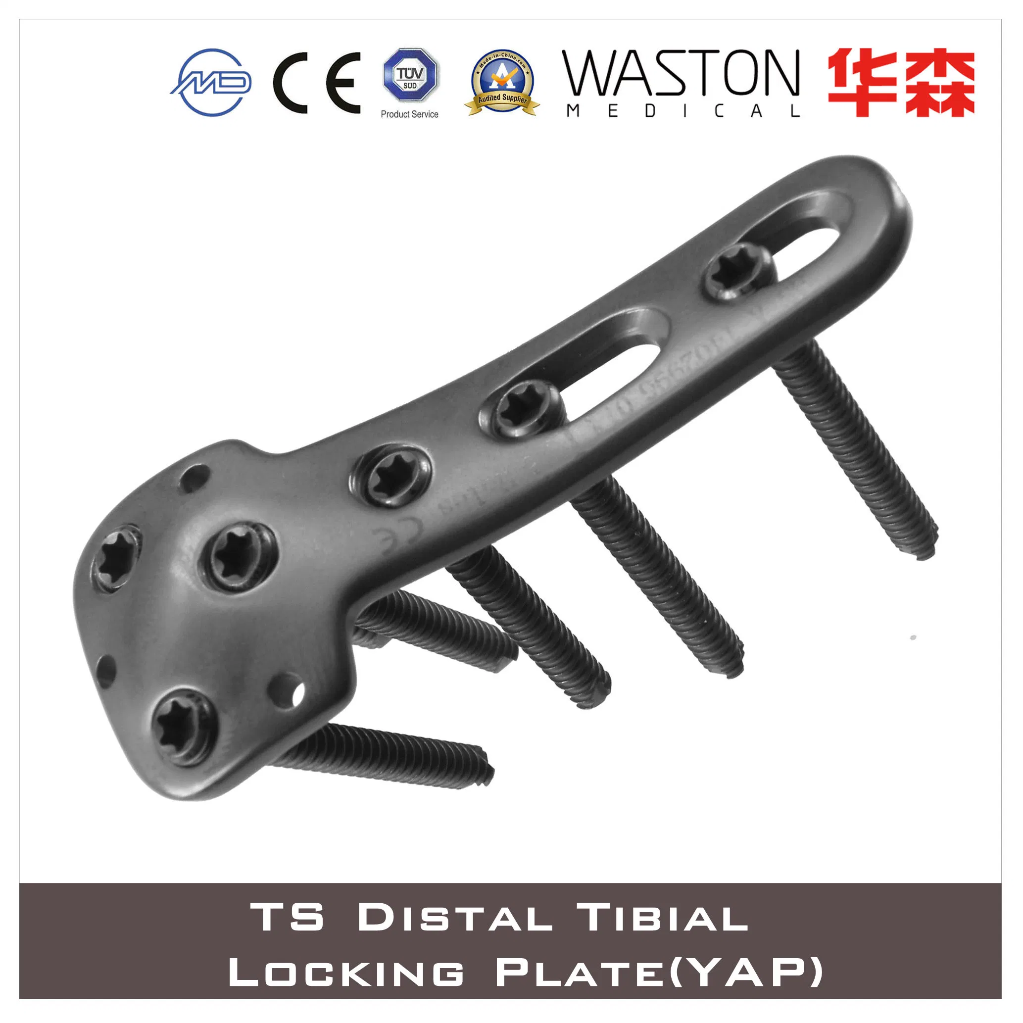 Titanium T Shaped Locking Plate I with Multi-Angle Hole