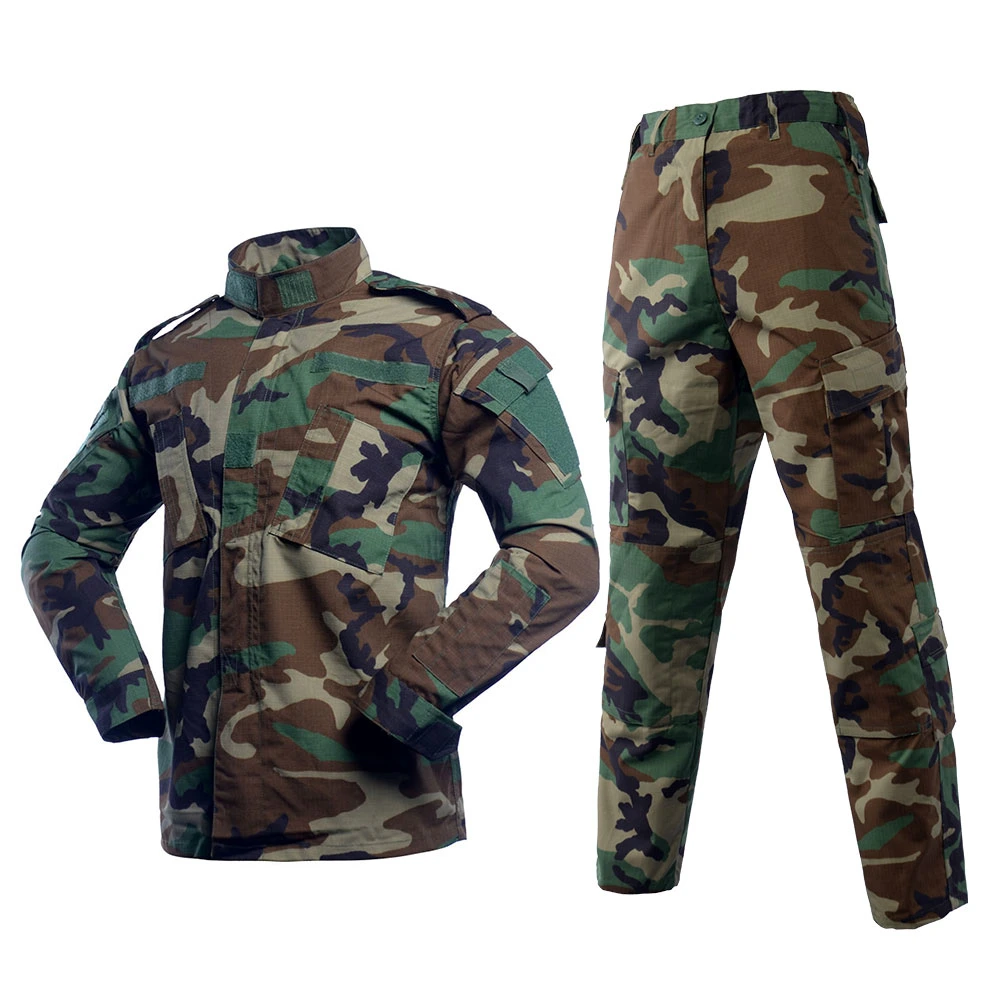 Uniforme de combate al estilo del Ejército de EE.UU. ACU con Camuflaje Trópico Multicam, Traje de Caza de Camo de Rendimiento de alta calidad/alto costo, Trajes de Camo de estilo Militar