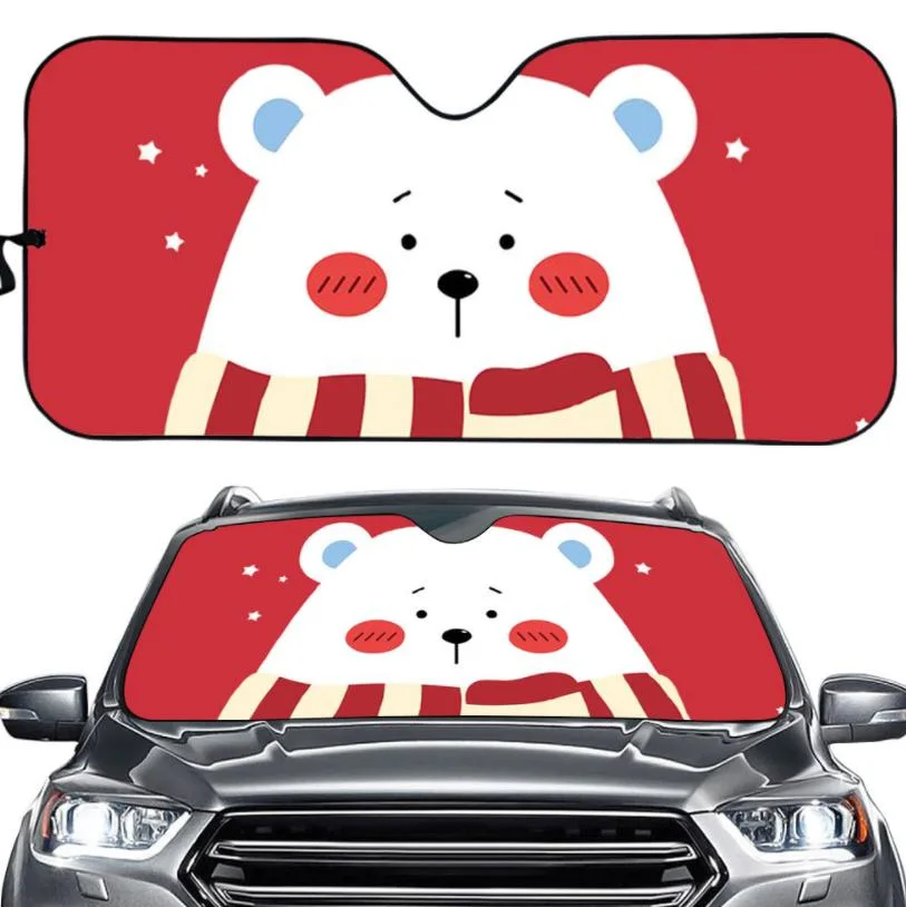 Custom Design Cartoon Car Windshield Heat Insulation UV Protection Sunshade