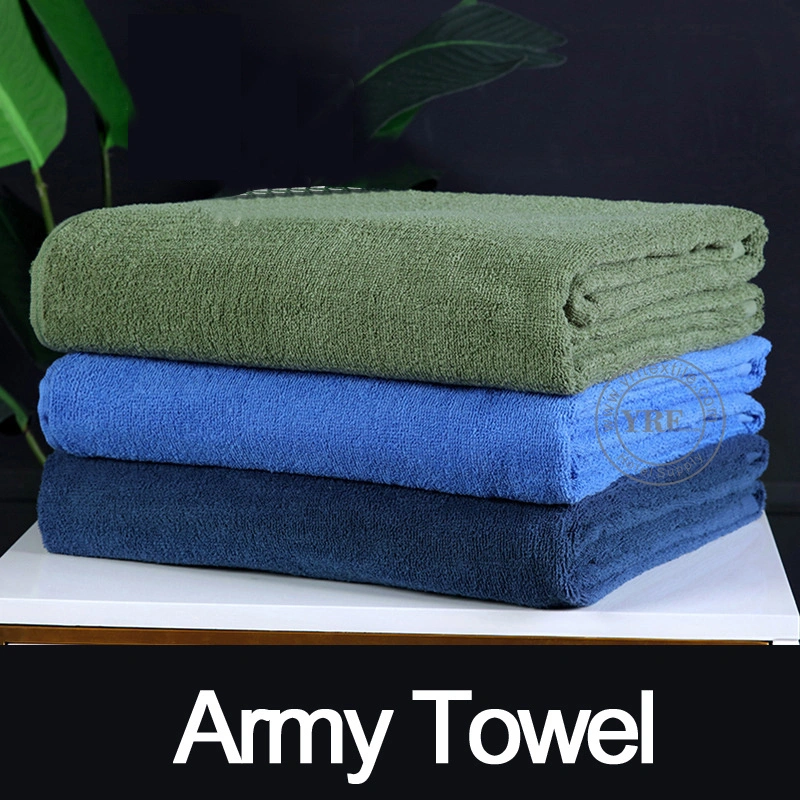 Yrf-Wholesale/Supplier Zambia Olive Gareen Cotton Face Towels, Government Agencies Blended Wool Blanket, Fade-Resistant Summer Quilt