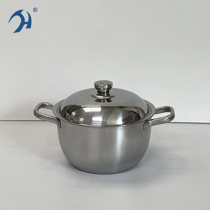 Cooking Pot Soup Pot 410 Stainless Steel Kitchenware