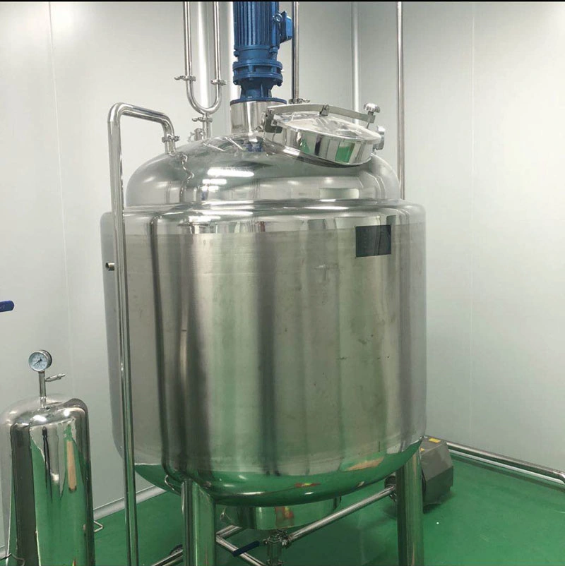 500L EQUIPO DE Reacción Química Cosmética Reactor hervidor de agua