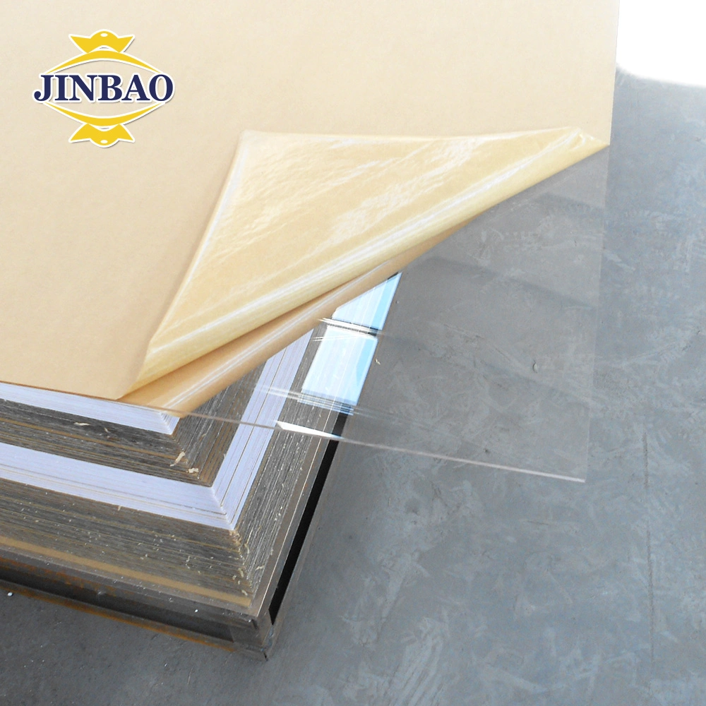 Jinbao Transparent Acrylic Glass Sheet 4X8FT 2050X3050mm 4mm 5mm Perspex Virgin Board Partition Wall Decorative