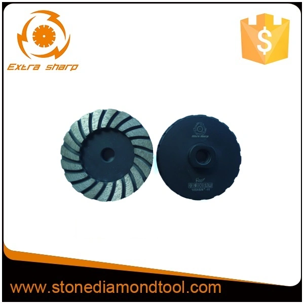 180mm 125mm Concrete Grinding T-Segment Diamond Cup Wheel with 22.23mm Hole