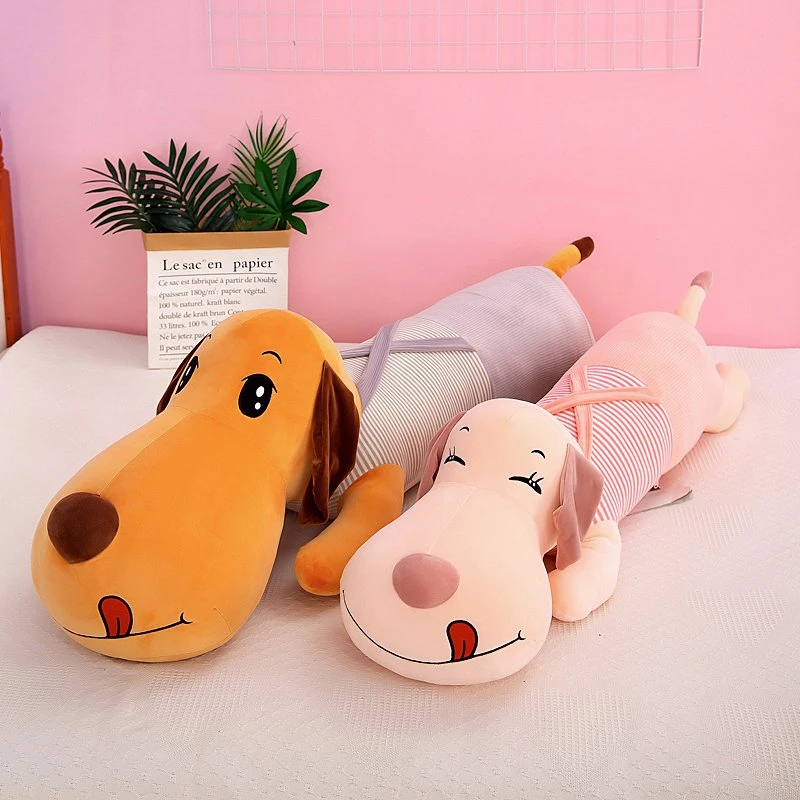 Мягкие игрушки Bedtime Cuddle Pillow с манжетой для собак Custom Wholesale/Supplier Подушка для собаки с длинными собаками