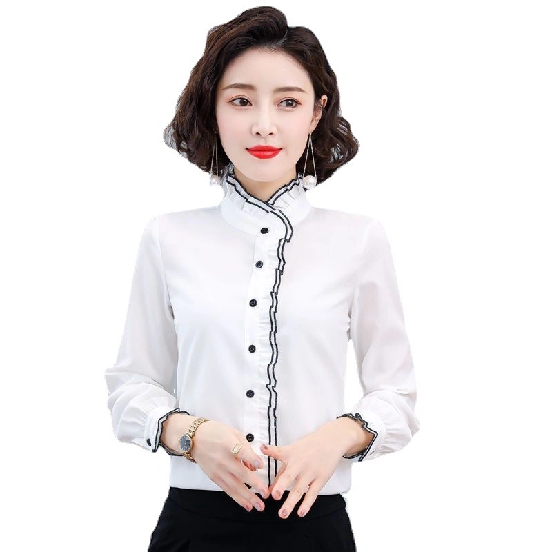 Fashion Korean Style 3couleurs Shirt Women's Business Shirt