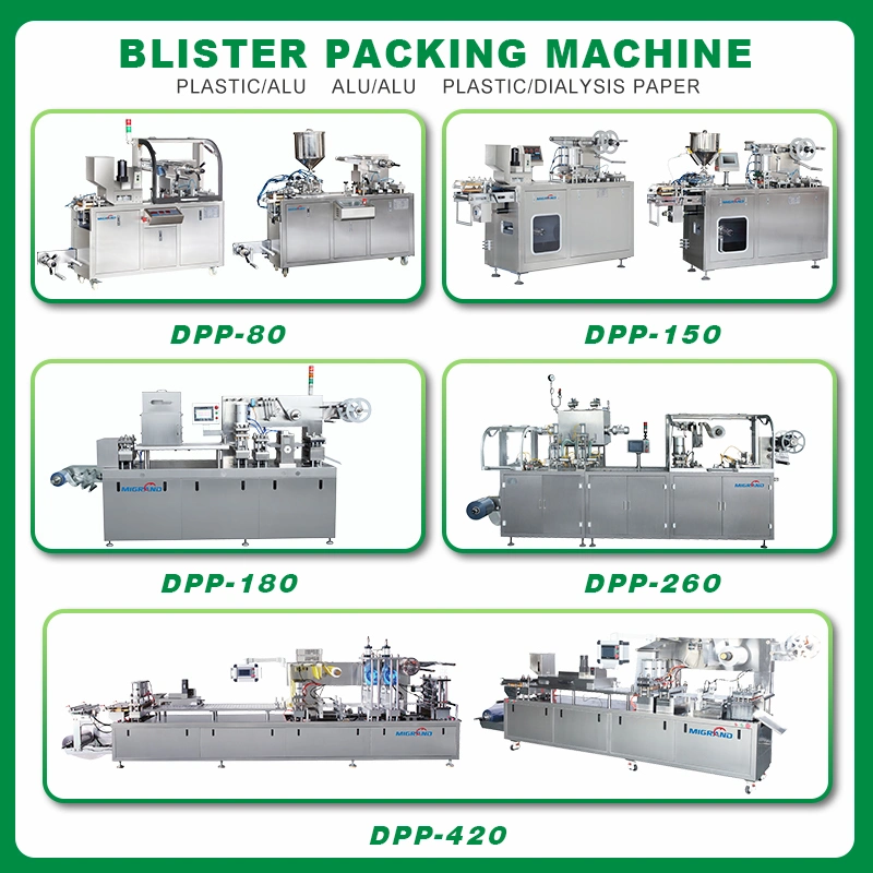 2023 New Product High Speed Capsule Pill Tablet Blister Pack Machine Manufacture Full Automatic Blister Packing Machine