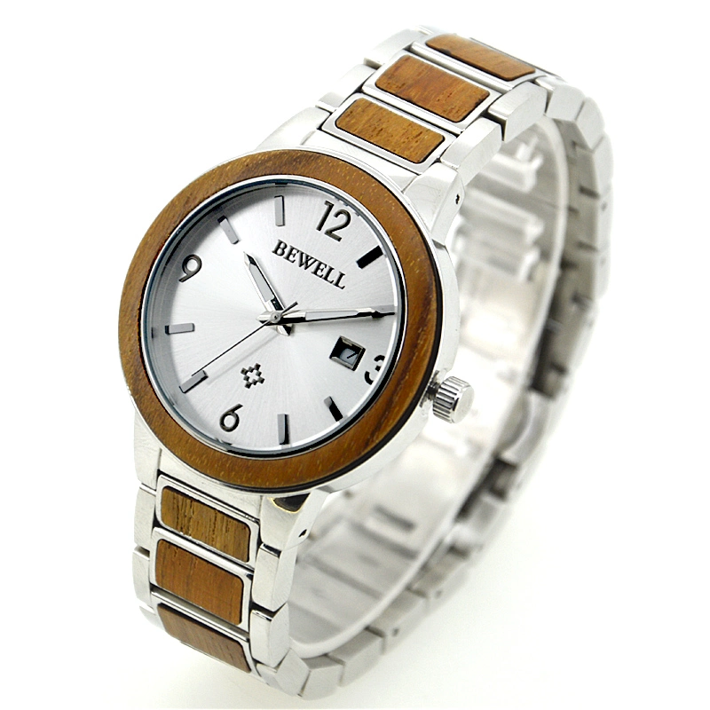 Mens à la mode montre à quartz watch en bois, montre-bracelet populaire OEM