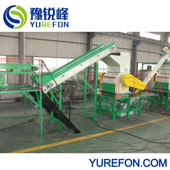 High Capacity Pet Bottle Crushing Plant for Plastic Pet HD PP PC Washing Recycling with Heavy Crusher