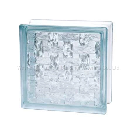 New Pattern Design High quality/High cost performance  190X190X80mm Artistic Glass Block Brick