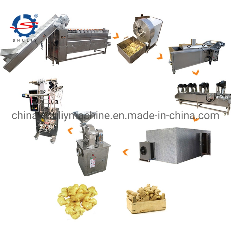 Hot Selling Ginger Powder Processing Line Masala Grinding Machine Garlic Powder Making Machine