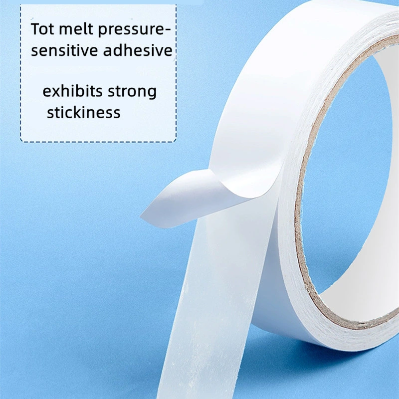 White Cotton Paper Double-Sided Tape for Bookbinding and Handmade Cards