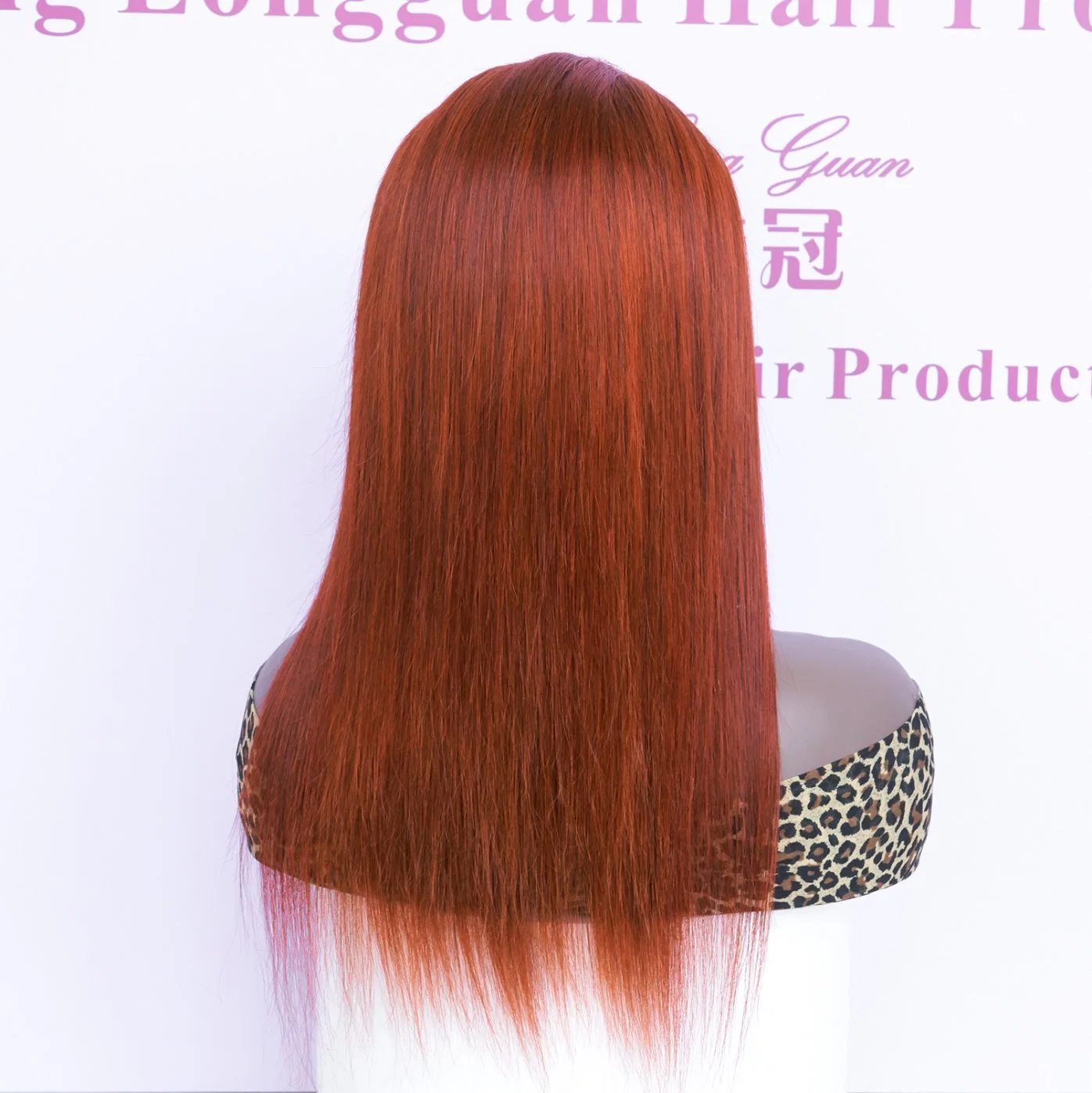 Longguan Hair Products Wholesale/Supplier Virgin Human Hair Straight Lace Front Wig