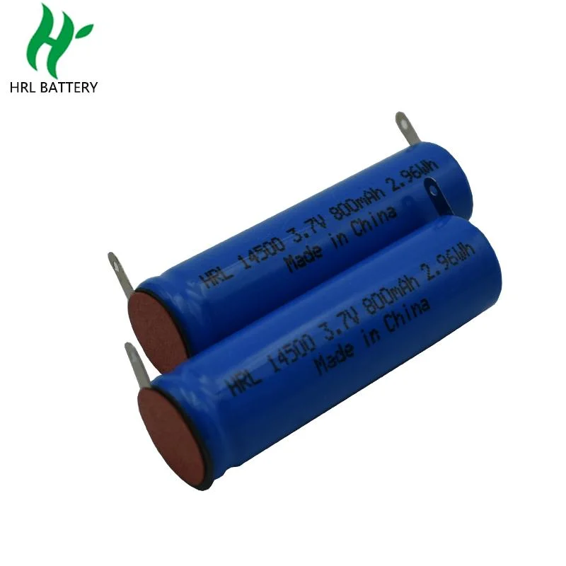 Custom Rechargeable Lithium-Ion Battery 3.7volt AA18650 26650 Lithium LiFePO4 Battery Pack 3.7V 14500 Li-ion Battery for Hair Trimmer