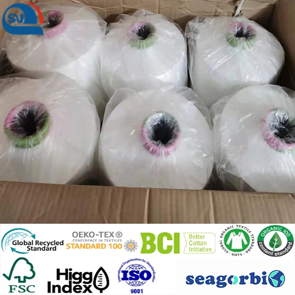 DTY Recycle Polyester Yarn Filament Polyester Mono Filaments 50/48 (Oeko-tex100/GRS/Biodegradable/ocean bound plastic)