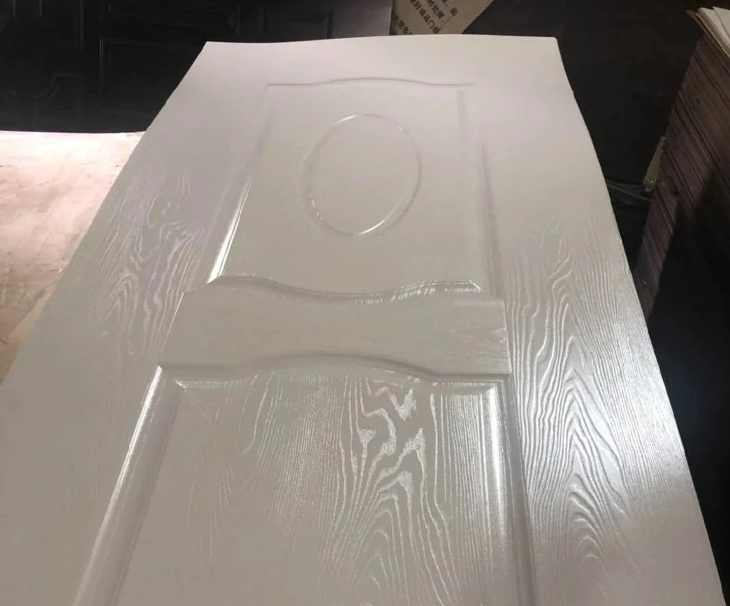 3mm Melamine Moulded Laminated HDF Door Skin for Afghanistan Market