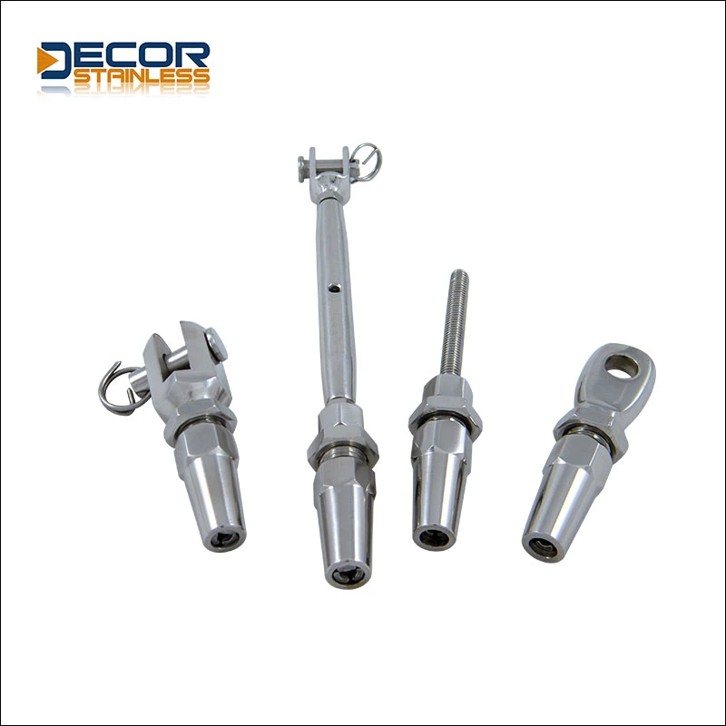 Stainless Steel Closed Body Turnbuckle Swage and Toggle