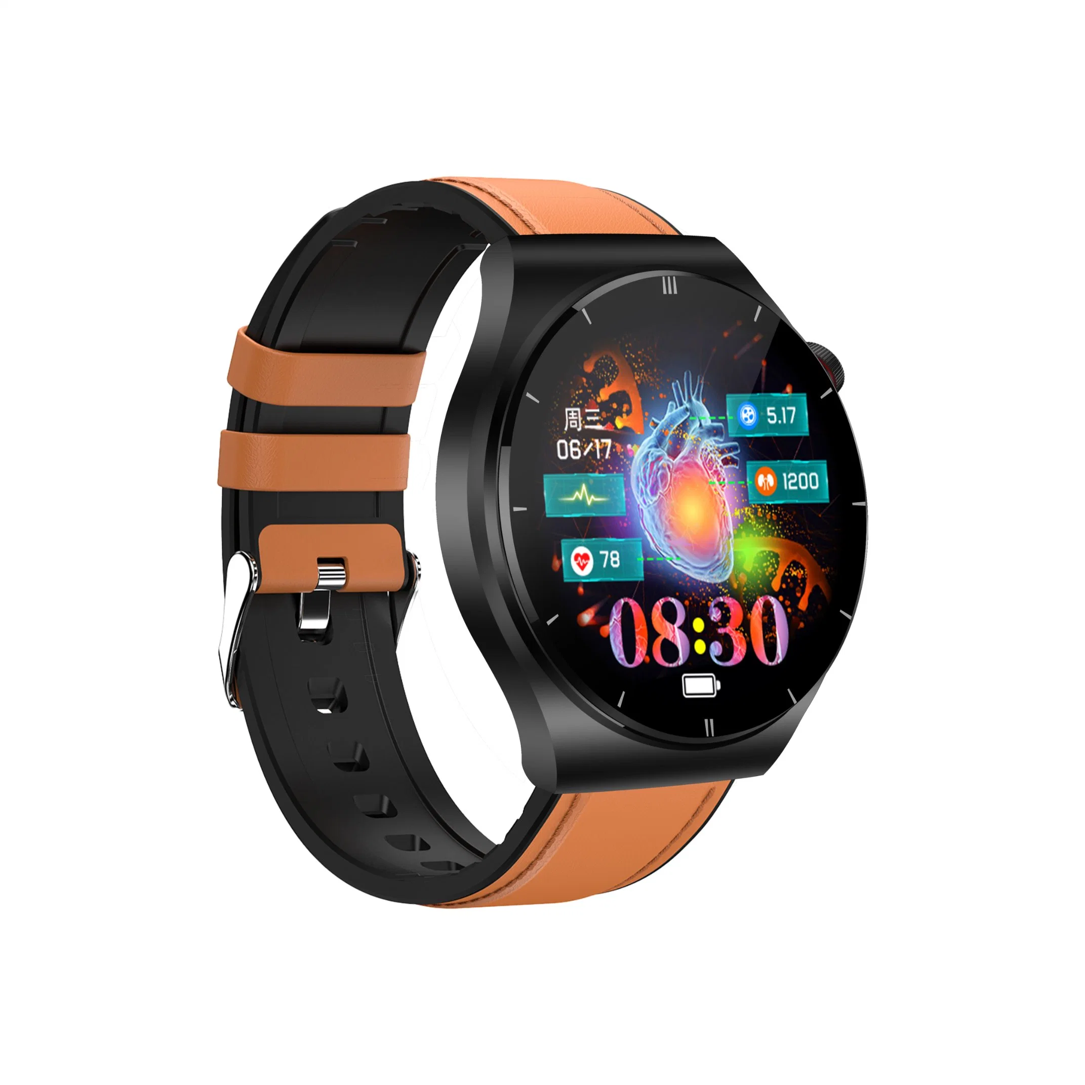 Sos Phone Call Smart Watch Blood Glucose Uric Acid Blood Lipid ECG+PPG Multi-Sport Smart Watch