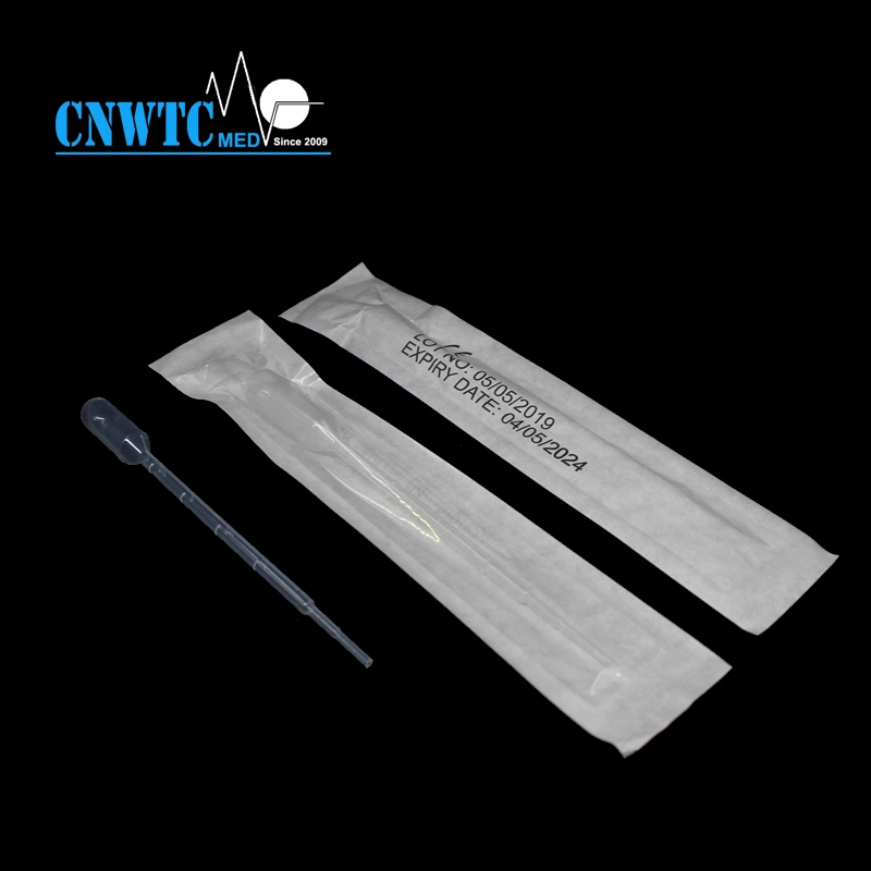 Wholesale/Supplier Lab Medical 1ml Transfer Pipette with Individual Packing