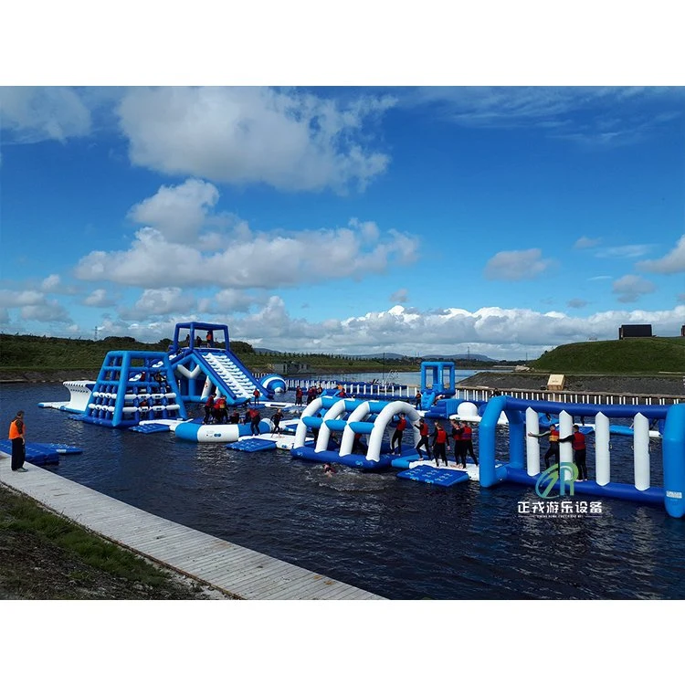 Aufblasbarer Vergnügungspark PVC Springen Aufblasbares Wasser Vergnügungspark