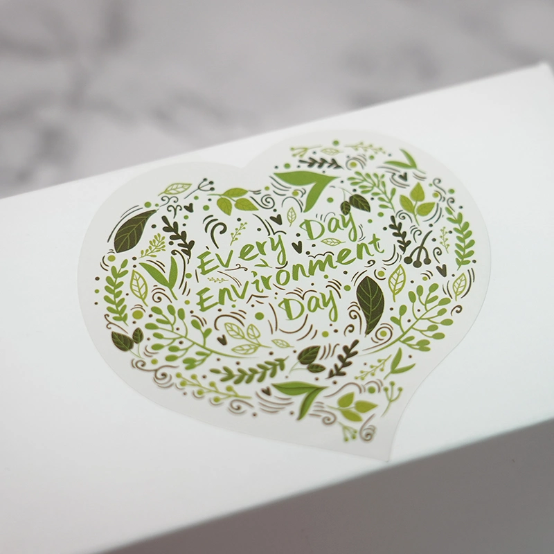تصميم مخصص مخصص للطباعة على الورق من نوع Die Cut من الفينيل المخصص علامة دائرية رخيصة