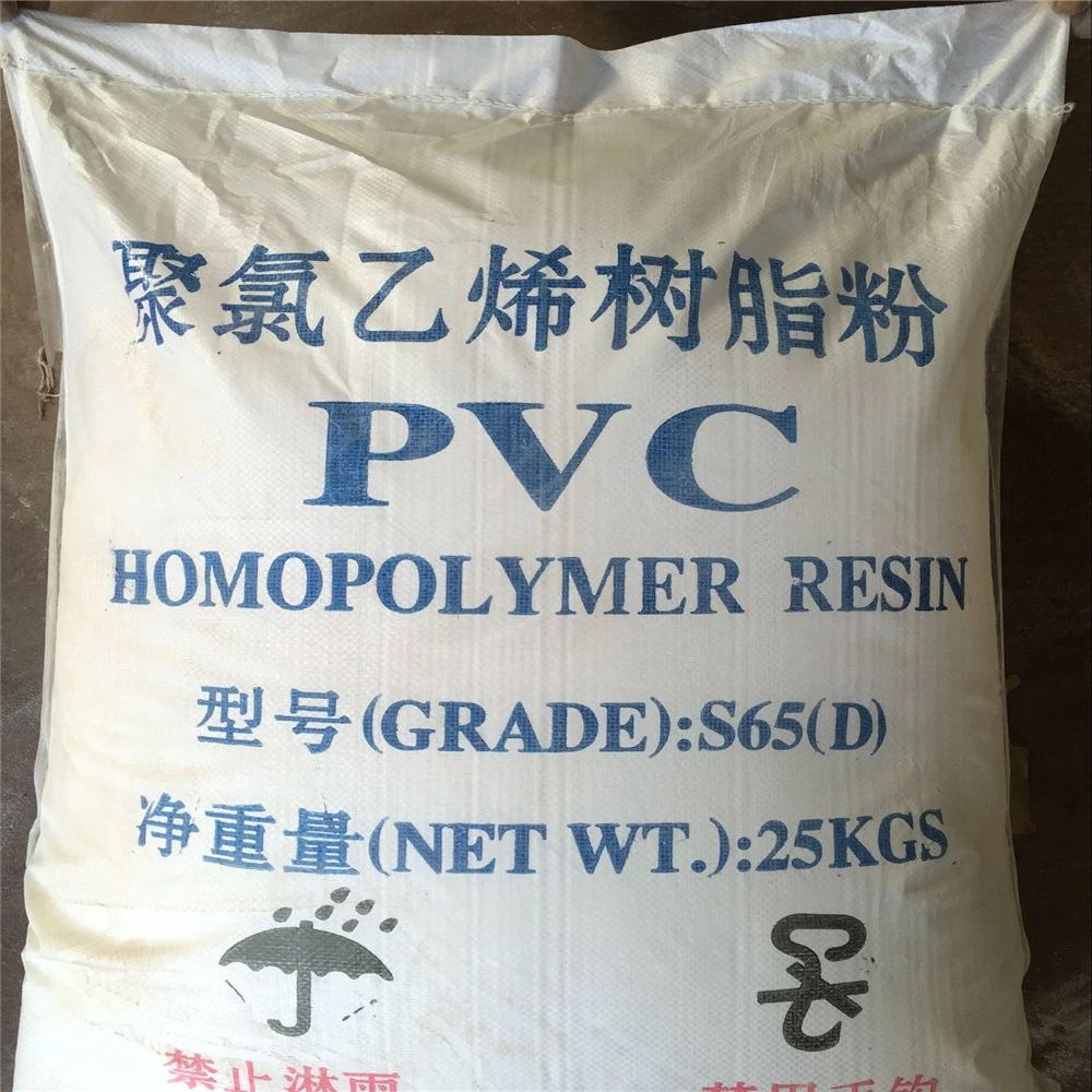 Poudre de résine de PVC homopolymère Formosa S65D B57 pour la fabrication de tuyaux CPVC/UPVC.