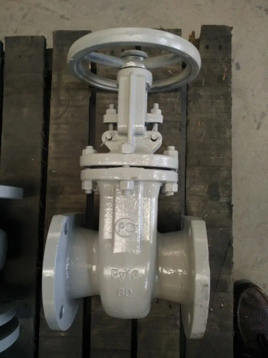 GOST Poud Grade Grey Iron Body Wedge Double Disc Flange Rising Copper Alloy Seal Gate Valve for Water Vapour