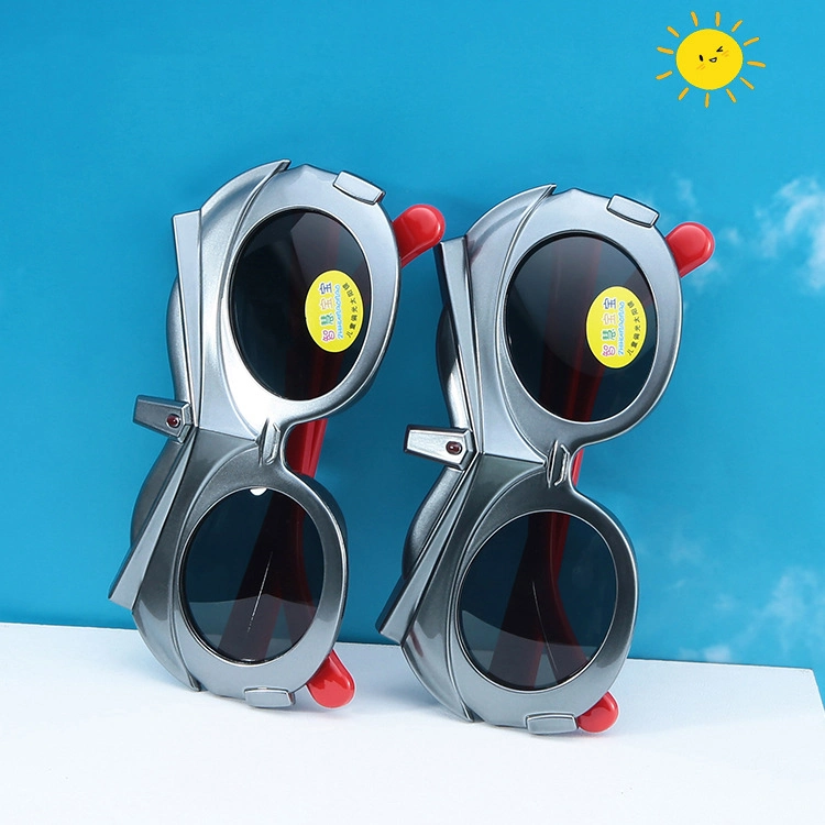 Smart Baby Children's Polarizing Sunglasses Ultraman Baby Sunglasses UV Protection Cartoon Glasses Selling