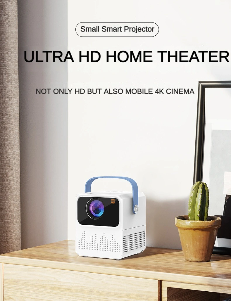 Portable Mini HD 720p LED Support Wireless Home Theater LCD Projector Android 9.0 Video Cinema Projector