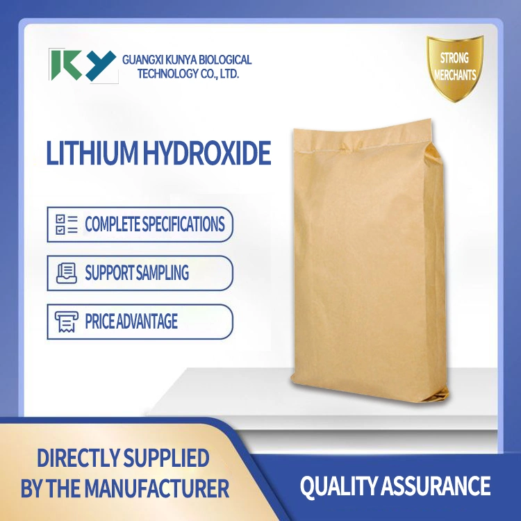 Single-Water Lithium Hydroxide 1310-66-3 Catalyst Analysis Reagent Content Is High to Support Different Packaging