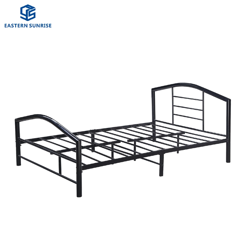 Wholesale Solid and Durable Military Metal Steel Iron Single Bed