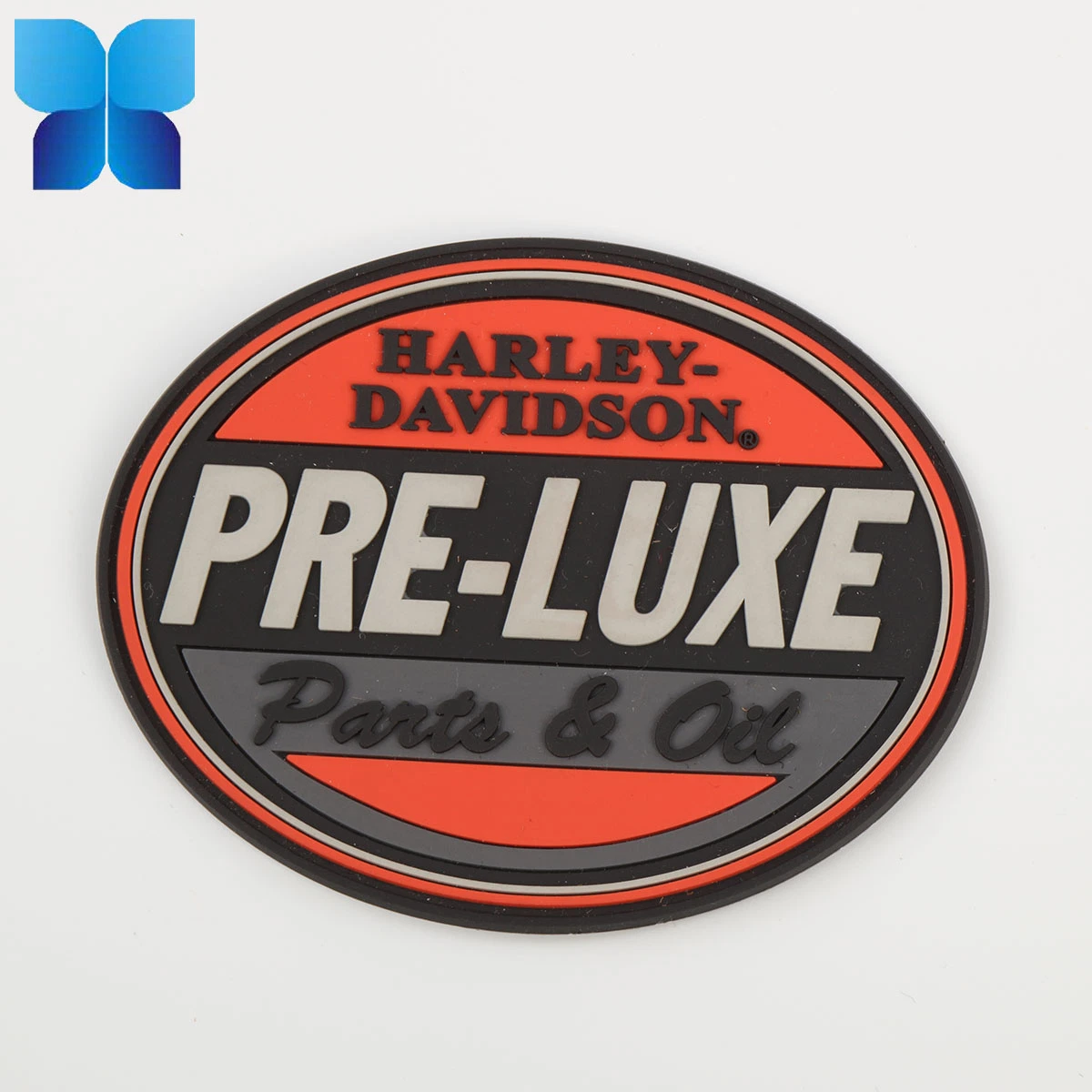 Hot Sell 2D/3D Multicolor Silicone Badge PVC Patch Rubber Label for Belt/Clothing