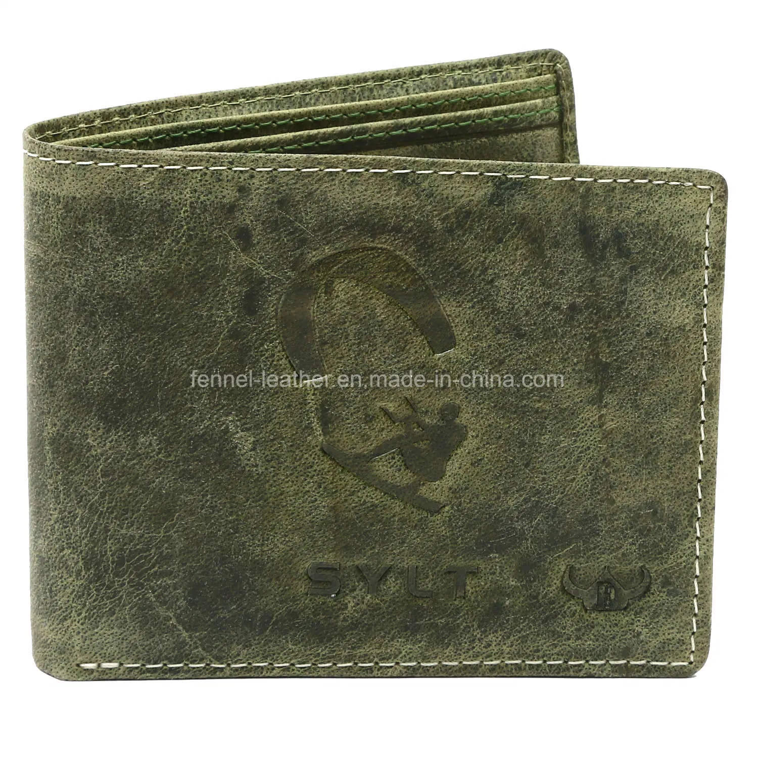 Hot Sell Man&prime; S Real Leather Wallet (EU4202)