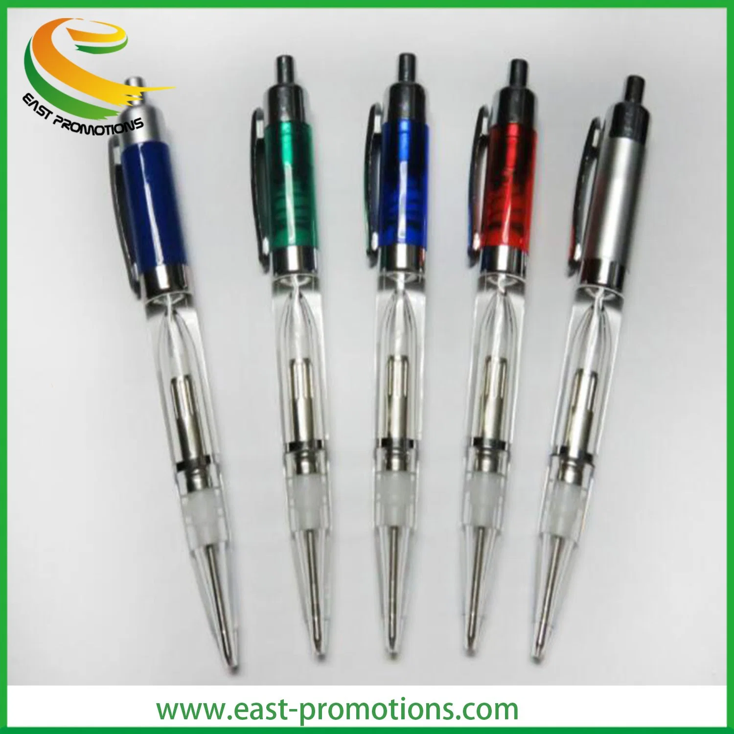 Bolígrafo de plástico LED bolígrafo de regalo electrónico para regalos promocionales