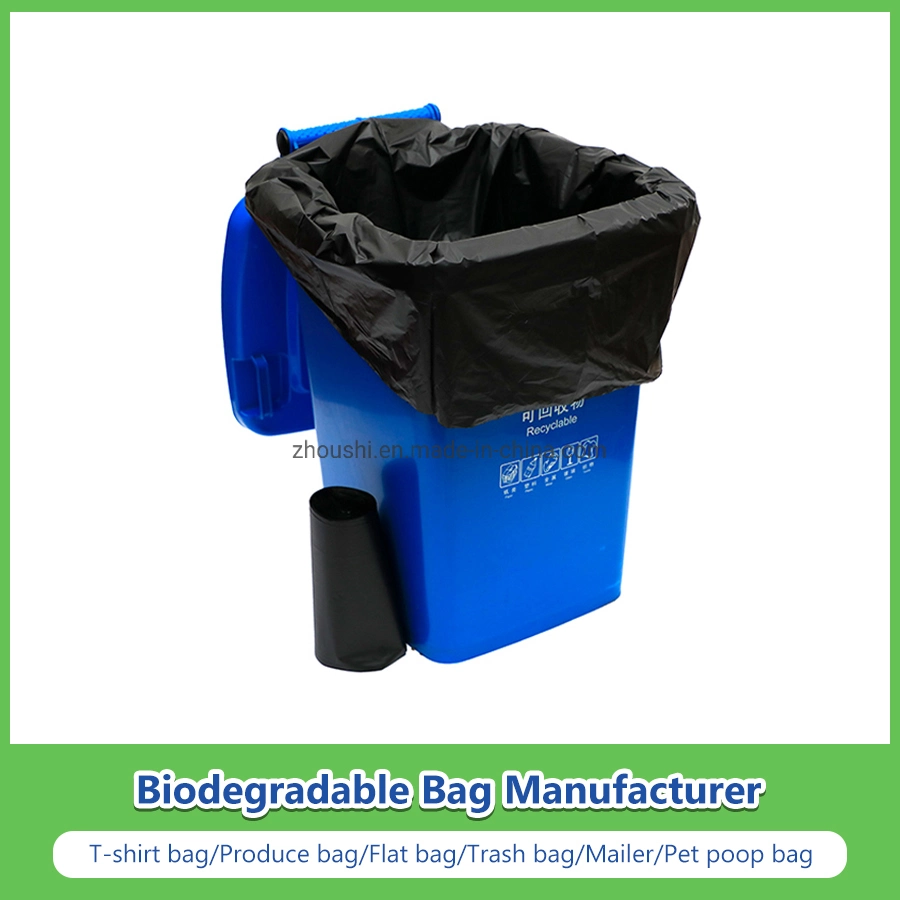 De plástico biodegradable HDPE gran bolsa de basura de la construcción