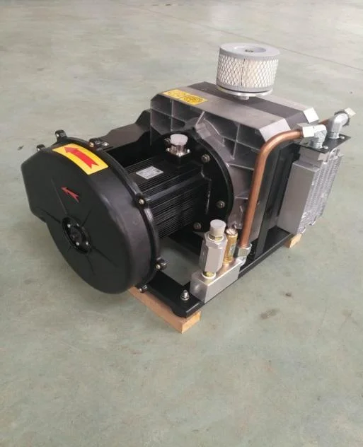 AC Power 3.7 Kw 5 HP 8 Bar 10 Bar 12 Bar Direct Drive Pm VSD Oilless Scroll Type Air Compressor for Nitrogen Generator