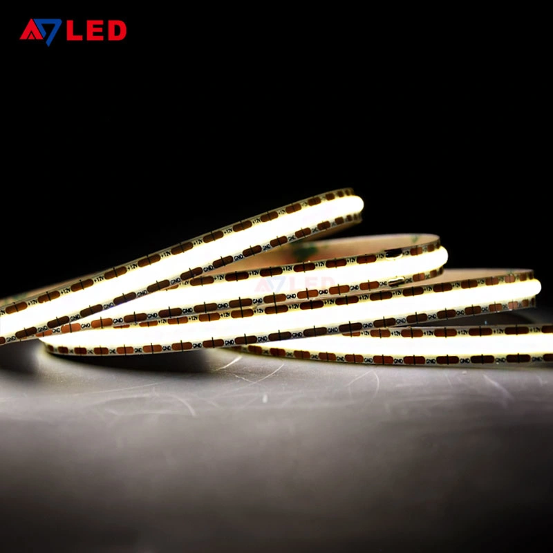 Bendable Cuttable High quality/High cost performance  528LEDs DC12V 10W/M IP20 White 6000-6500K COB LED Strip