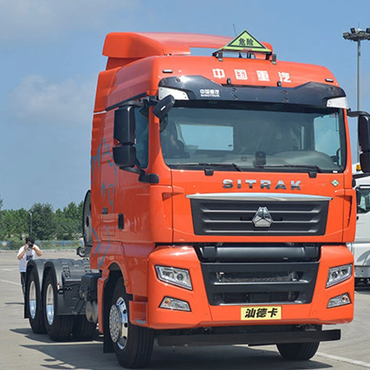 Sitrak G7 GNL CNG 480HP Sitrak de roda 10 em segunda mão TRATOR 6X4 - Caminhão de cabeça do trator usado