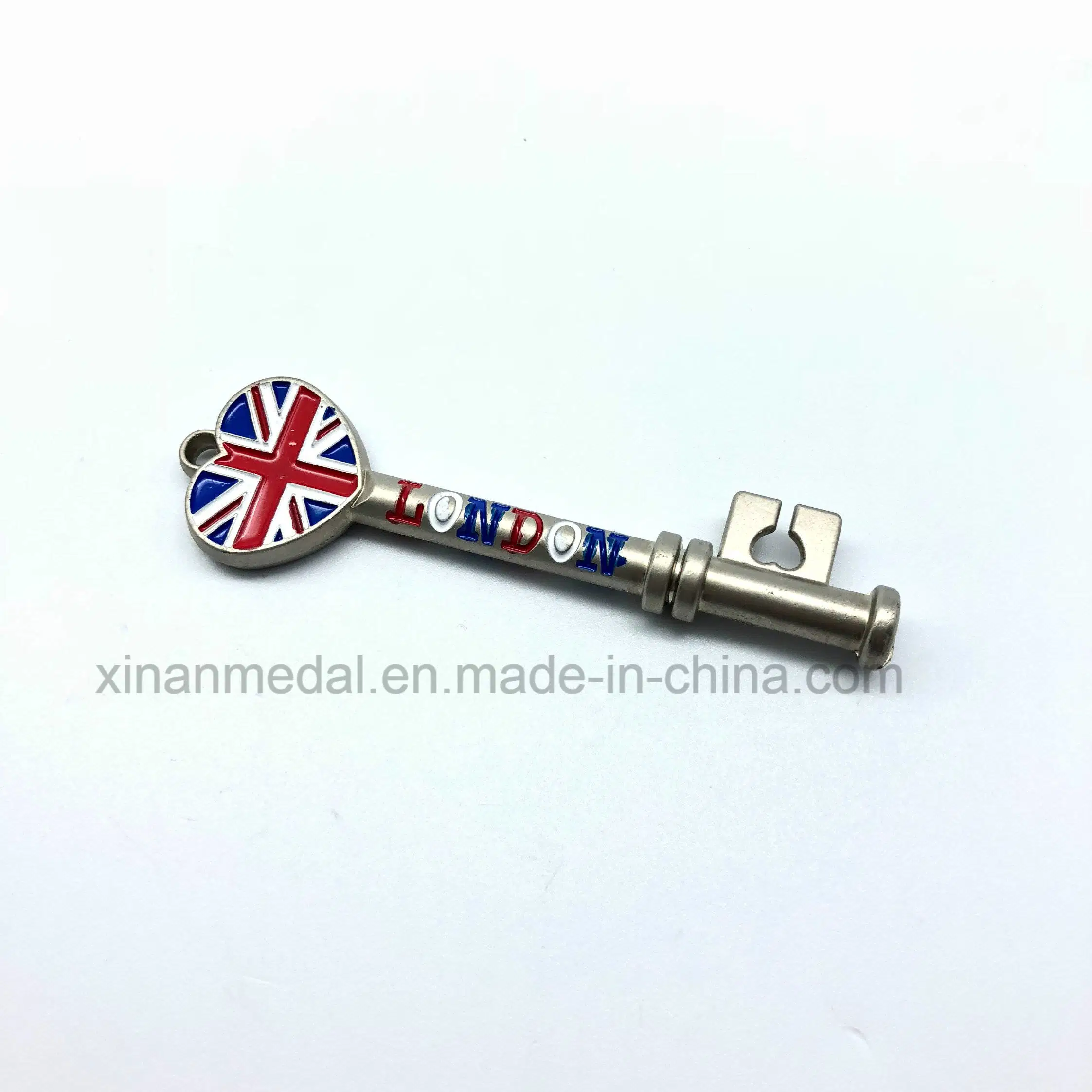 Customized British Metal Key Pendant Souvenir Promotional Gift