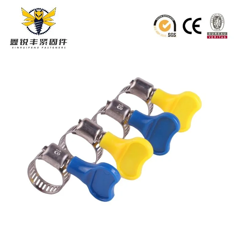 High-Quality Comprehensive Range of Industrial American Type Worm Drive Screw Hose Clamp Band