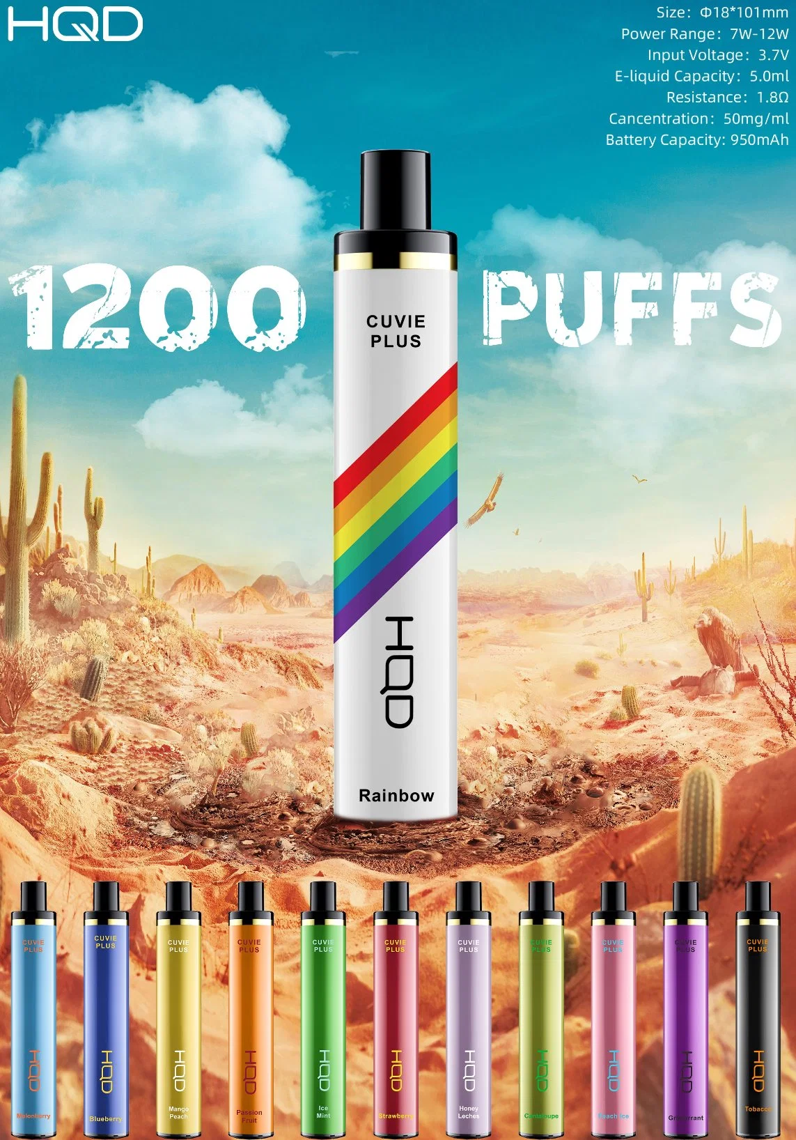 Hqd Cuvie Plus 1200 inhalations sans appareil jetable MOQ Pod vaporisateur d'atomiseur périphérique Vape Shenzhen e-cigarette usine d'origine de la France Haut de page 1 Vape